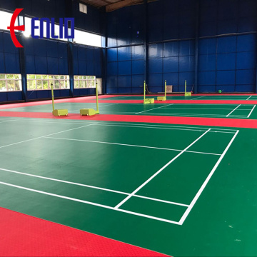BWF aprovou piso de quadra de badminton