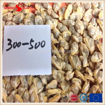 Grade A standard IQF baby clam meat