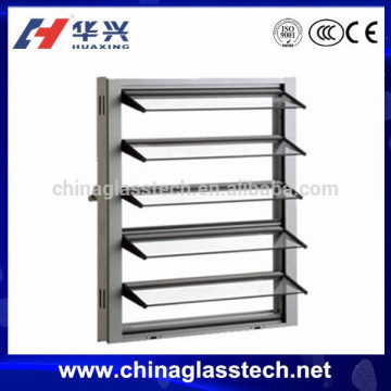 bathroom room PVC glass vertical louver window