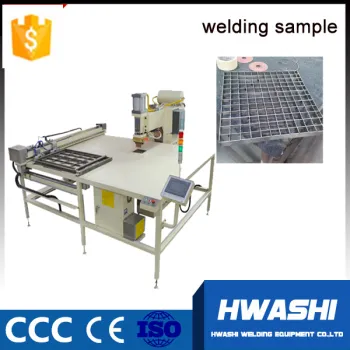 hwashi automatic steel grating spot welding machine
