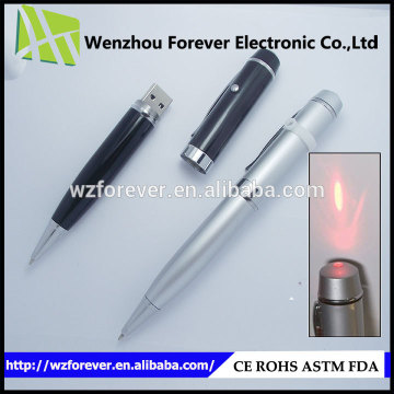 2016 Hot-Sale Brass 3-in-1 USB Flash Ballpoint Pen with Drive