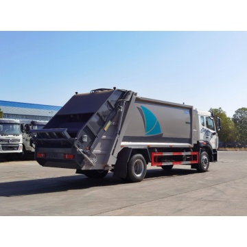 Городской уличный мусоровоз с поворотным рычагом