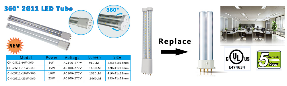 360 DEGREE 2g11 9W 360 DEGREE 2g11 9W