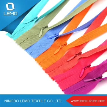 5 Invisible Teeth Zipper, Diggerent Type of Invisible Zipper