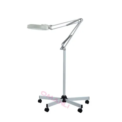 CE Certified 5X Magnifying Lamp - Beauty Salon Equipment with LED Magnifying Glass and Floor Lamp