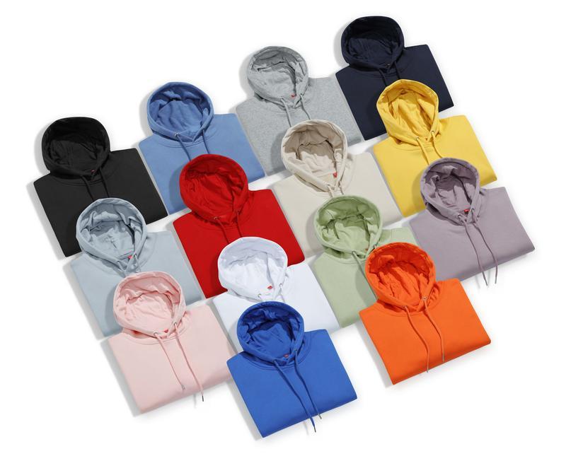 Wholesale Blank Plain Unisex Pullover Hoodies Sweatshirts