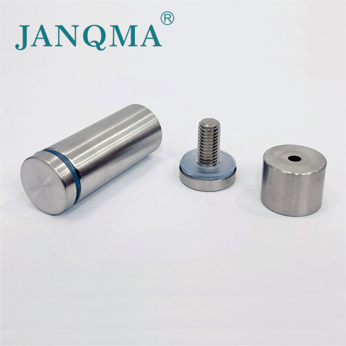 Round Standoffs Publicidade Vidro Display Staffff parafuso