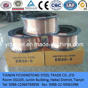 Copper Alloy Er50-6 CO2 Gas Shield Solid MIG Welding Wire