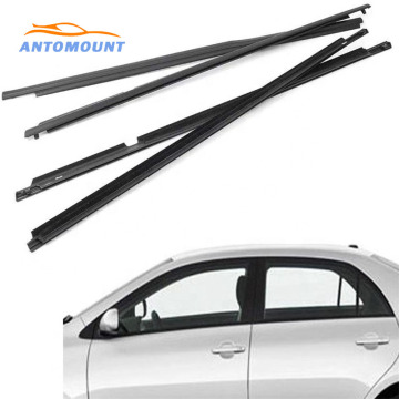 Uda Car Door Window Molding Door Seal Weatherstrip For Honda Fit/JAZZ 2009-2013