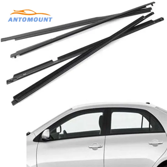 Uda Car Door Window Molding Door Seal Weatherstrip For Honda Fit/JAZZ 2009-2013