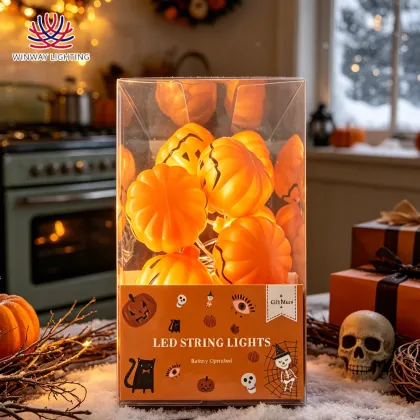 Decorative Pumpkin Lights 10 Count