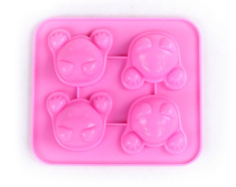 Cat Head Ice Cream Chocolate Silicone Cake Mold 16