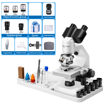 High-Quality LED Illuminated Binocular Microscopes for Biology Education