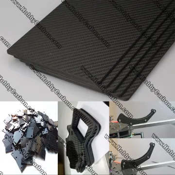 3K Real carbon fiber cnc cutting plate