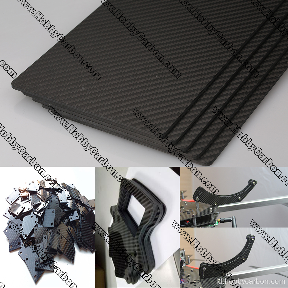 Bingkai Lembaran Kaca Karbon untuk Pemotongan CNC