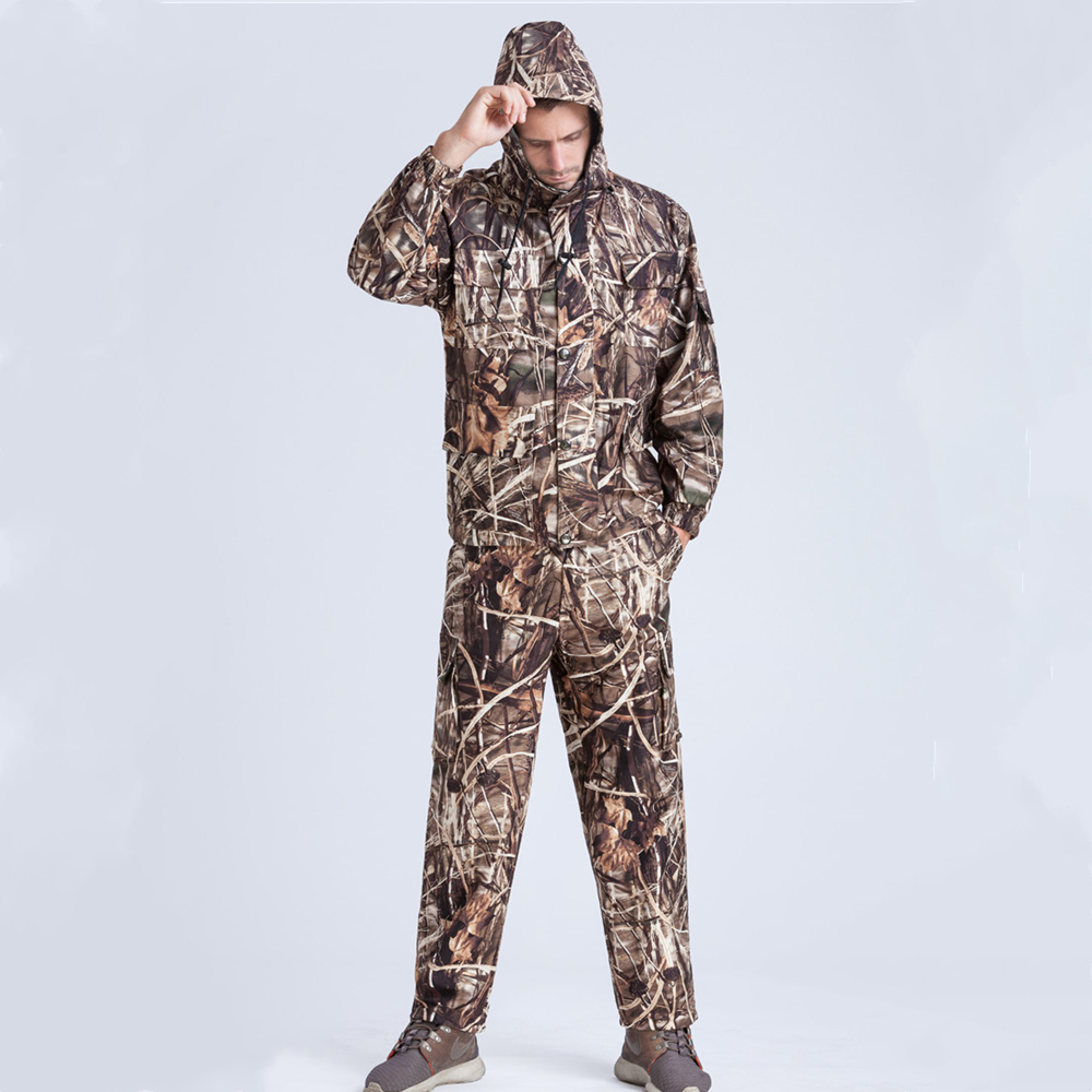 Set giacca e pantaloni da caccia da uomo personalizzati OEM