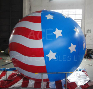 Inflatable Helium Balloon with American Flag Printing
