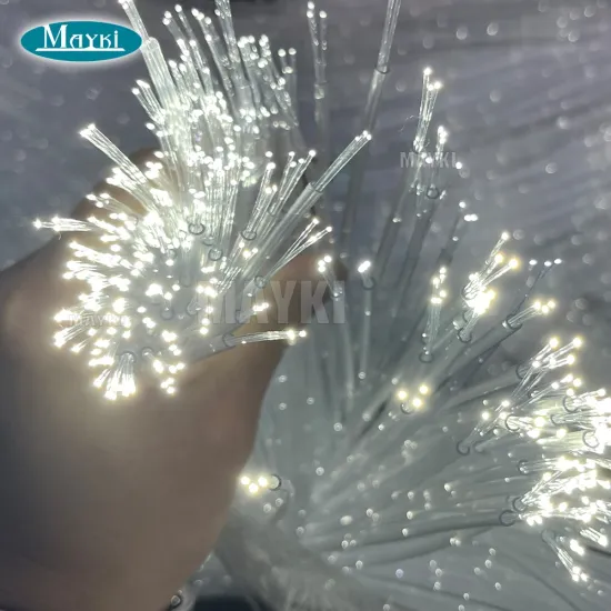 Sparkle Fiber Optic Light Meter 0.75mm PMMA Clear PVC Crack Side Glow