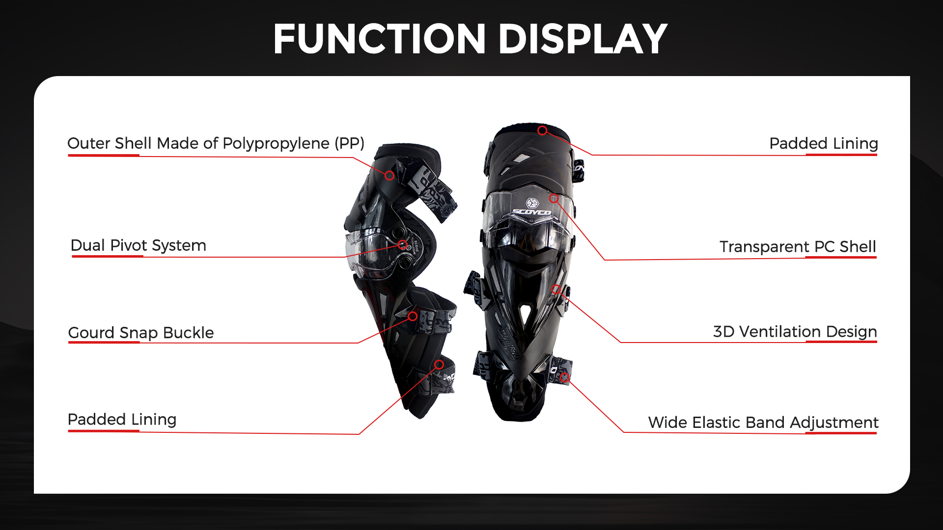 motorcycle knee pads