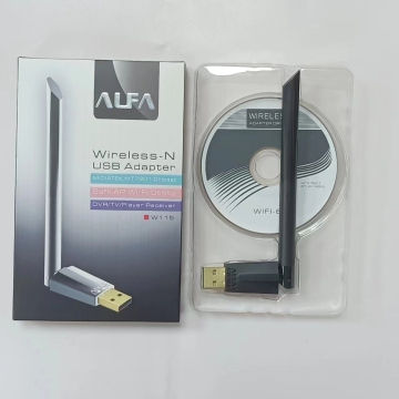 Fabrika Doğrudan Satışlar: Yüksek Hızlı 150Mbps W115 USB Kablosuz Adaptör