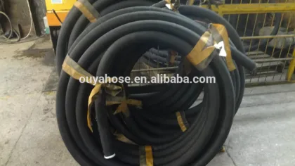 Steel wire spiraled rubber hose