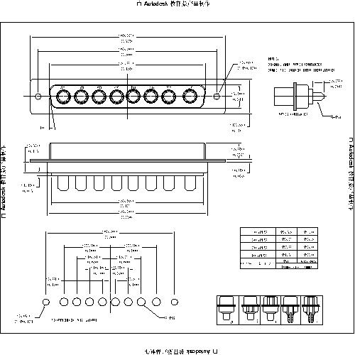 PDP8W8-FXXXX POWER D-SUB 8W8 DIP STRAIGHT-FEMALE TYPE