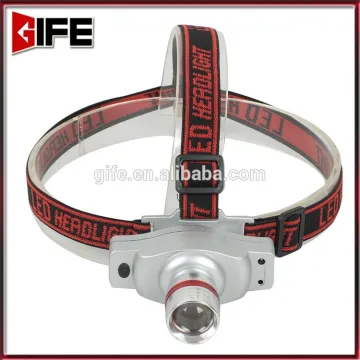 GF-8029 Manufacturer Wholesale AAA battery Used High Power XPE 2 3watt led Zoomable trail running headlamps