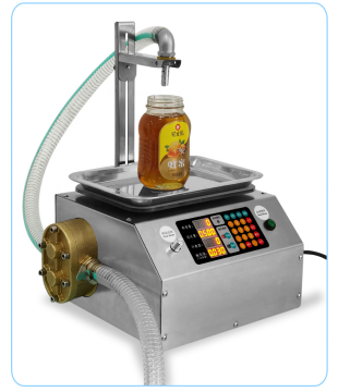 Pneumatic Quantitative Filling Machine for High Viscosity Liquids and Pastes
