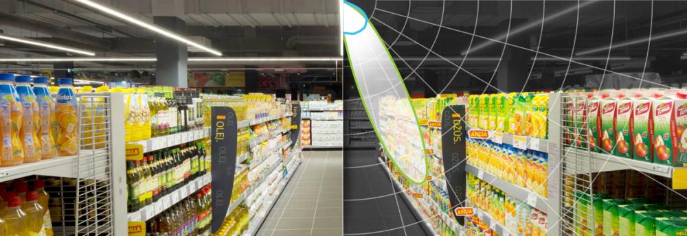 Linear Supermarket lighting 