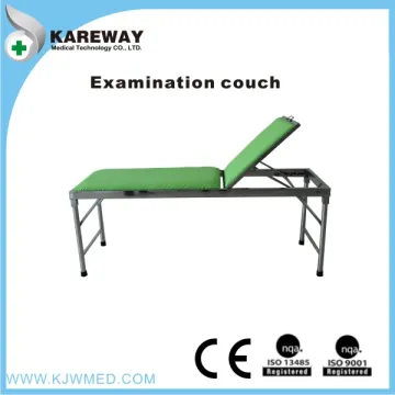 Head board tilting exam table with PVC cushion