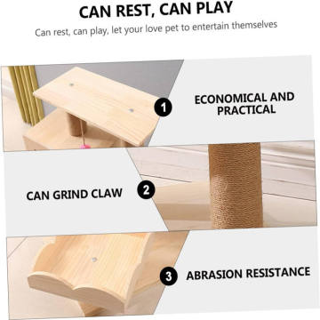 Cat Tree Cat Climbing Frame with Nest Supplier