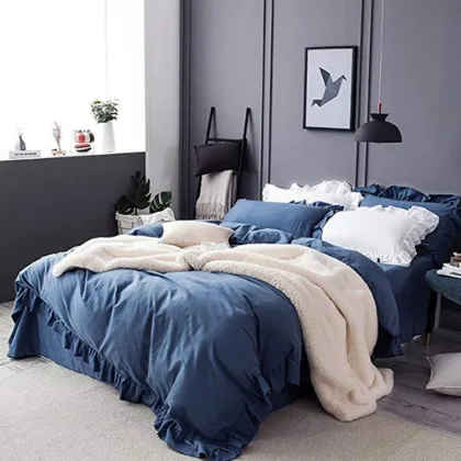 Cotton Ruffles Design Duvet Covers