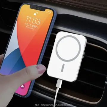 Magnetic Holder 15W Fast Wireless Charger for Car with GPS Mount for iPhone 15 and Samsung