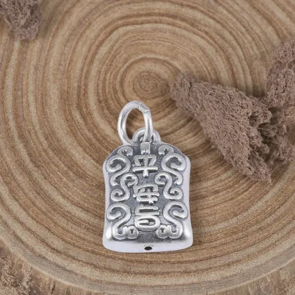 3D Hard Silver 925 Foot Talisman Pendant - DIY Handmade Necklace