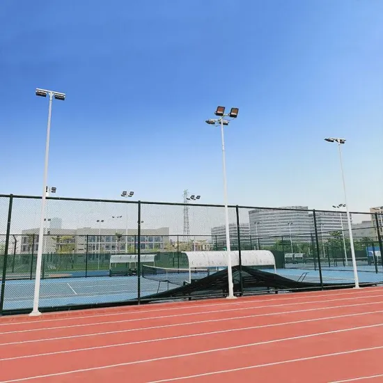 LED Flood Light Poles for Stadiums and Sports Fields: Sizes from 10m to 30m, Including 18m High Masts