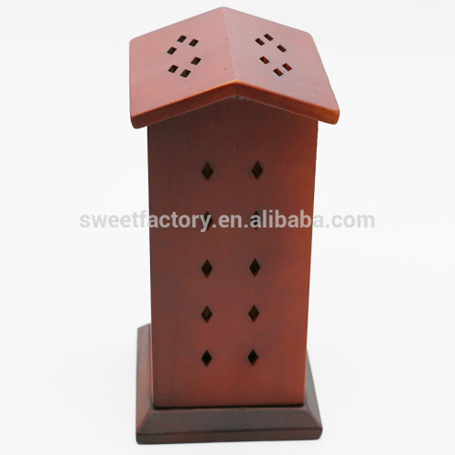 Hot sale wooden incense burner towers