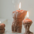 3d αρσενικό σχήμα τέχνης τέχνης κερί άρωμα