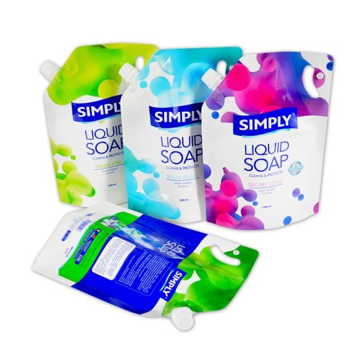 2KG custom logo printed laundry liquid refill pouch