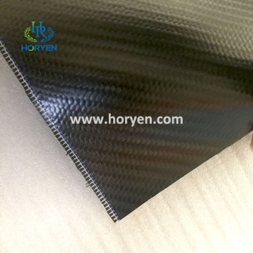 Plain twill jacquard carbon fiber leather fabric roll