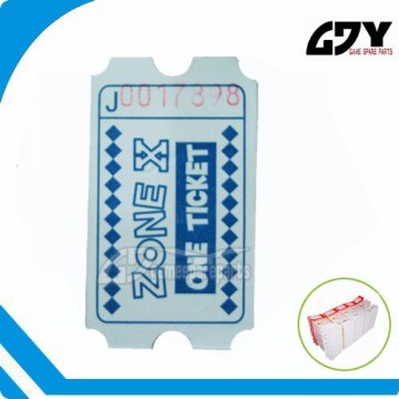 game paper tickets with Lottery ticket new style