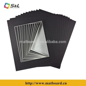 uncut and pre-cut multi opening matboard for picture photo frame