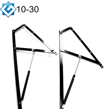 Modern Design 1.5m Bed Storage Frame with Gas Spring Support Rod and Hinge