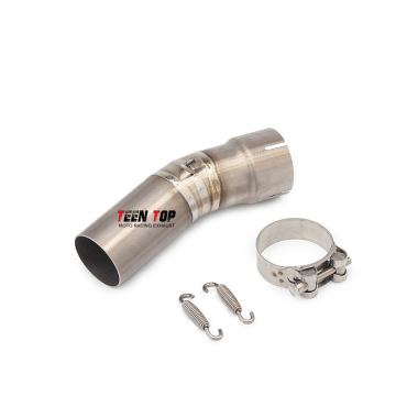 51MM Stainless Steel Motorcycle Exhaust Middle Pipe Link for F650/F700/F800 GS ADV