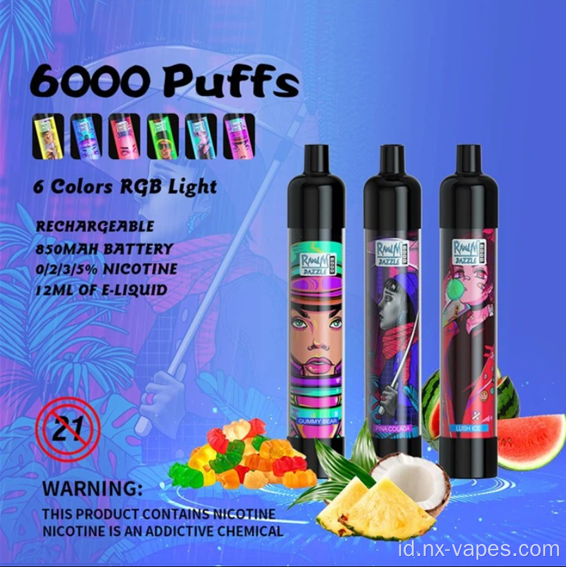 Fumot Randm Dazzle 6000 Puffs