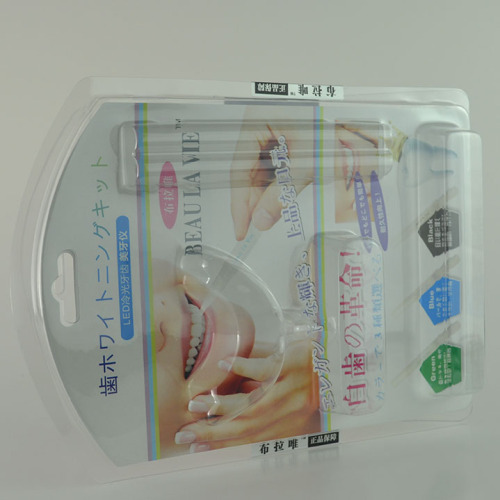 PET clamshell packing for electronic product such as USB wire power bank and Whitening apparatus