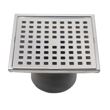 Modern 100x100mm Square Stainless Steel 304 Bathroom and Shower Floor Drain: Guida 731066