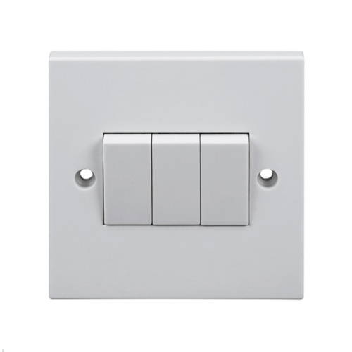 في Series 3 Gang 2 Way Switch Socket