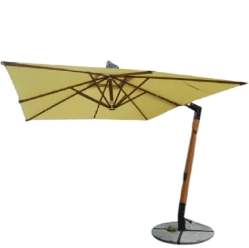 11ft Large Heavy Duty Market Umbrella - Outdoor Garden Cantilever Patio Umbrella