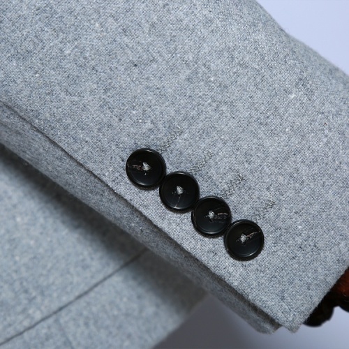 Slim Fit High Button Blazer for Formal Wear