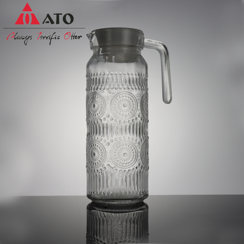 ATO Luxury Retro Classic Milk Juice Glass Kettle